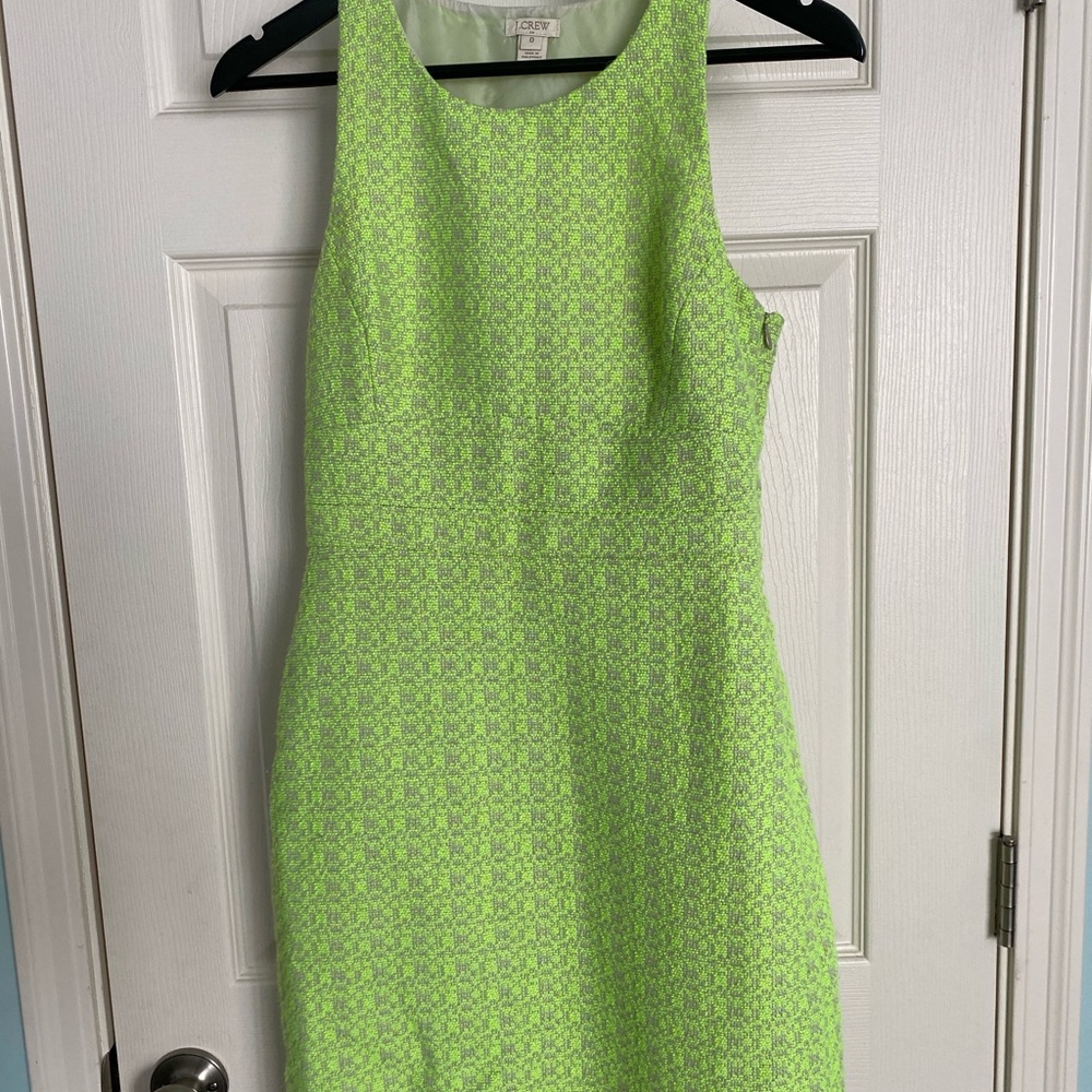J. Crew tweed houndstooth dress size 0